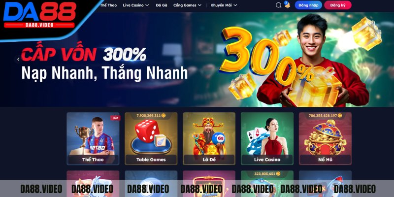 Da88 - Nhà cái thể thao hàng đầu châu á